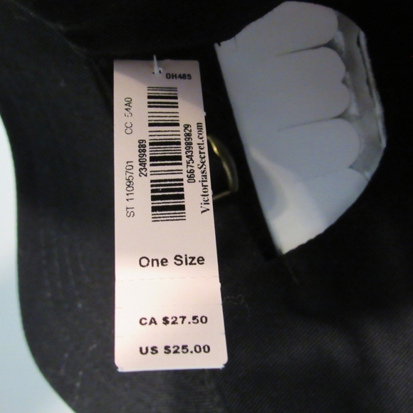 Victoria's Secret Sport, NWT, Black & White, Embroidered, Baseball Style Hat - Picture 2 of 10